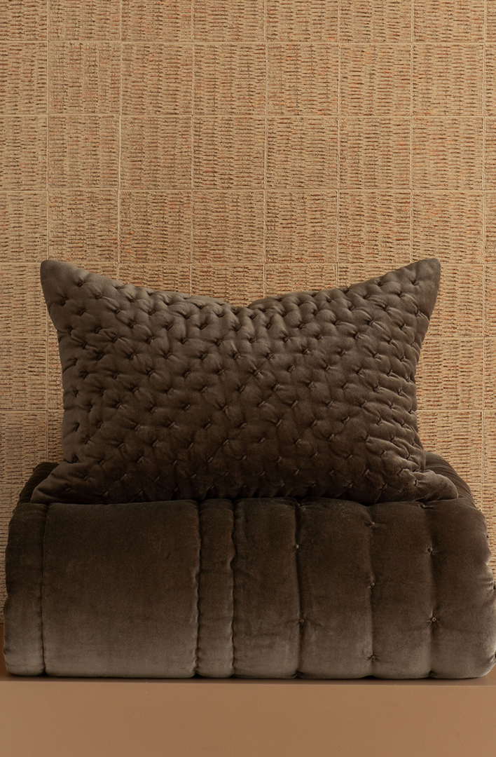 Bianca Lorenne Mica Cocoa Comforter | Luxury Velvet Comforter NZ image 2